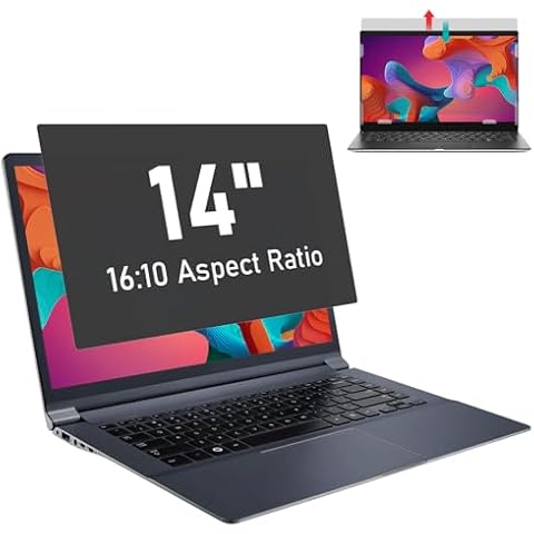 SOPPY 14 Inch Anti Spy Laptop Privacy Filter Cover