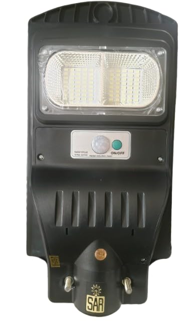 Solar Street Light 30W with PIR Motion Sensor | 5000AH Battery, Motion Sensor, Outdoor Lighting, ON/OFF Switch, Home & Street Use-image-36