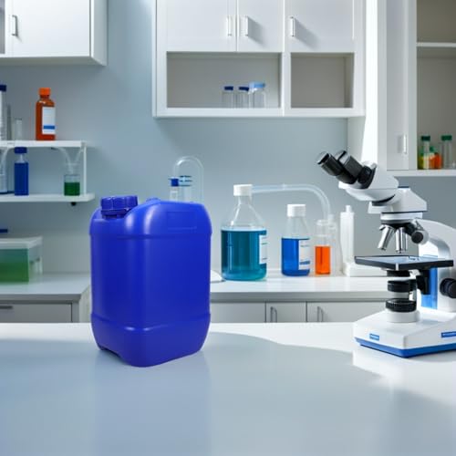 Bidon de stockage d'eau 5L bleu étanche et empilable par 2 - 7