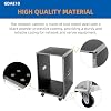 16U Network & Audio Rack with Feet & Wheels, Rack-Mount Cabinet Case, Server Rack Cabinet, for AV, DJ, Home Theater, Network, Server, Computer, Electronics