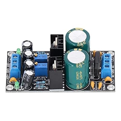 Power Regulator Module, AC 10-24V Voltage Regulator Module LM317 and LM337 Adjustable Power Supply Stabilized Board, Power Converters