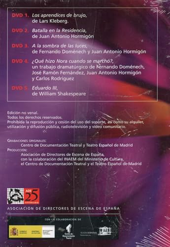 Obras Teatrales en DVD de la ADE para revivir las noches del Teatro Español en casa 3