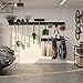MBQQ Garage Tool Organizer Wall Mounted, 16 Inches Adjustable Garden Tool Organizer Rack,Heavy Duty Yard Tool Organizer, Three-piece set