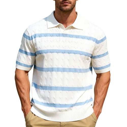 Polo de golf pour homme en coton, idéal pour vos parcours et vos journées d'été