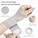TOCCOOL Writing Posture Correction & Tenosynovitis Prevention Wrist Support, Adjustable Breathable for Students & Young Adults (Grey)