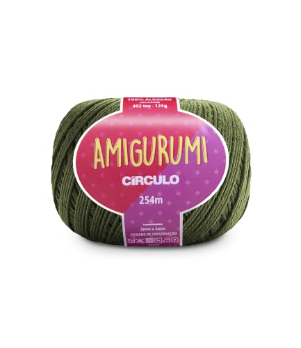 Circulo Amigurumi Yarn, 100% Mercerized Brazilian Virgin Cotton for Crocheting