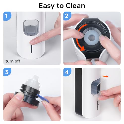 Tucao DDYGQ-WHITE Toothpaste Dispenser, Smart Automatic Toothpaste Dispenser Wall Mounted thumb #4