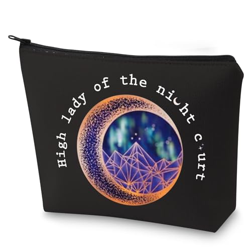 G2TUP High Lady Night Makeup Bag Book Lover Merchandise Zipper Bag Book Lover Travel Cosmetic Bag (High Lady)