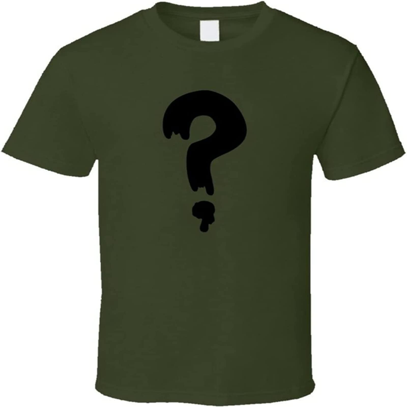 WANFENGGravity Falls SOOS Question Mark Military Green T Shirt X-Large