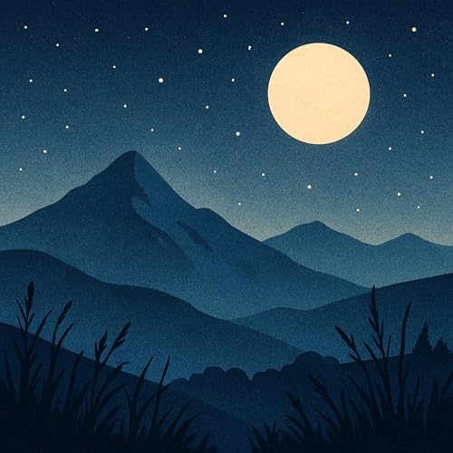 Nighttime Mountain Sounds - Wind, Crickets, Birds