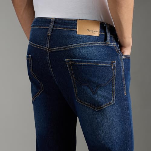 Image of Pepe Jeans Men's Jeans | Straight Fit | Stretchable
