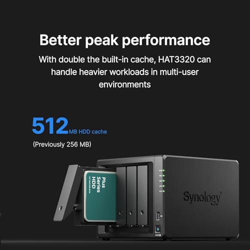 Synology HAT3320 8T 8 To - vue 5