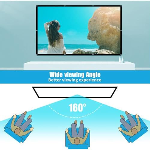 Pantalla portátil y plegable para proyector 150 pulg 16:9 miniatura 5