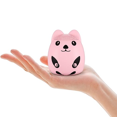 Momoho Cute Bluetooth Speaker with Remote Shutter, Animal Cartoon Style, Portable, Wireless, Built-in Mic