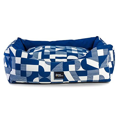 Cama Pet Impermeável para Cães e Gatos, Petgram, Square Premium Oslo, Grande - 70cm x 62cm