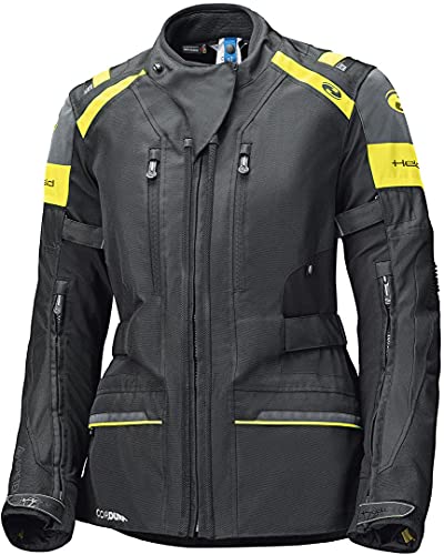 Held Tivola ST Giacca tessile moto Gore-Tex da donna, nero/neon, XL