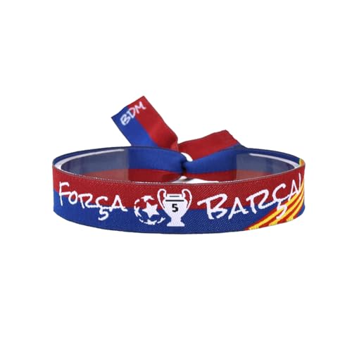 BDM   Pulsera futbol Barcelona color azul y rojo.   Modelo 3