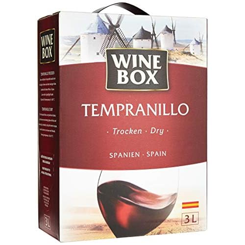 Wine Box Tempranillo Vino de la Tierra de Castilla trocken Bag-in-Box (1 x 3 l) | 3 l (1er Pack)