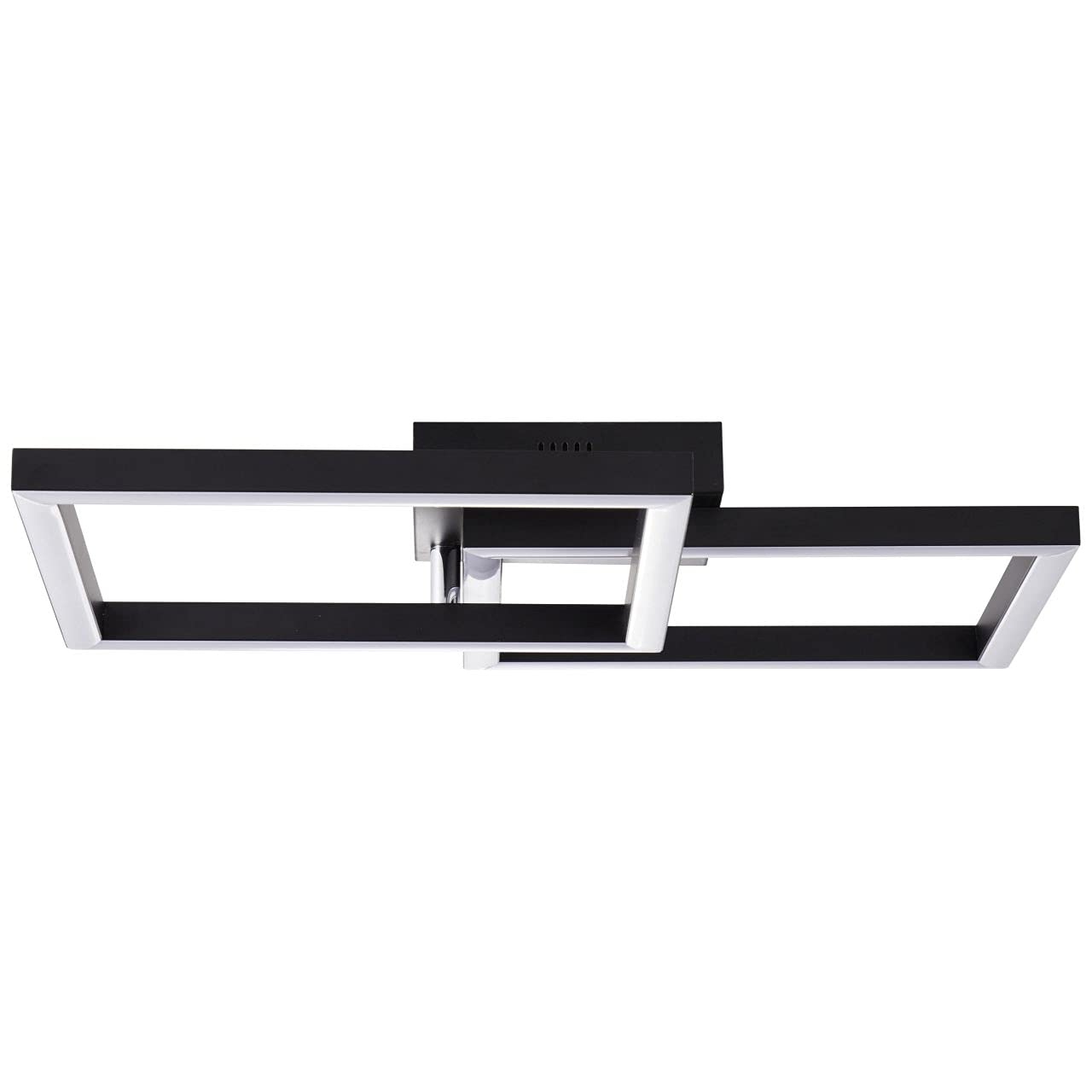 Brilliant Lampe, Kjorn LED Deckenleuchte 2flg schwarz, Metall/Kunststoff, 1x 33W LED integriert, (3300lm, 3000K), A+