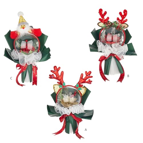 Ballons transparents de Noël pour réussir vos créations de bouquets faits main - 7