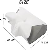 Sleep Apnea Relief Pillow, Ergonomic Memory Foam Pro Pillow for Snoring Relief, Anti-Snore Neck and Support Cushion for Side and Back Sleepers (White) - Image 7