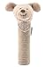 Sterntaler Baby Quietsche Hund Lucky - Baby Spielzeug aus weichem Flauschmaterial mit Cord - Greifspielzeug für Babys - Erste Versuche im Greifen und Spielen, graubeige