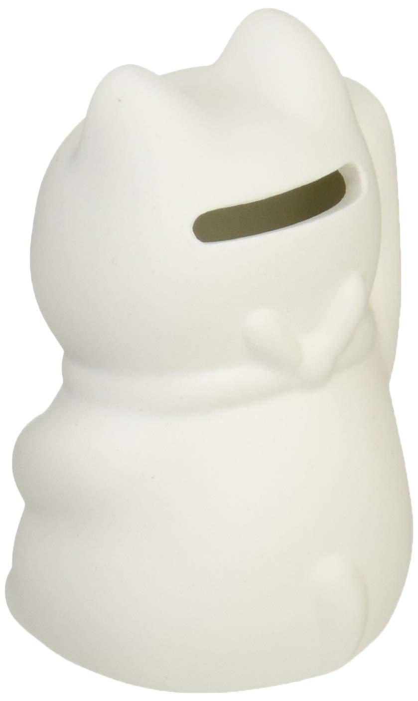 Lucky Maneki-neko Money Bank—Right Hand Raised