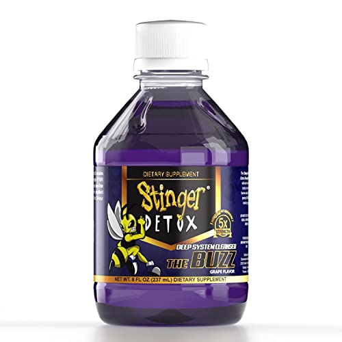 Stinger Detox Buzz 5X Extra Strength Drink – Grape Flavor – 8 FL OZ - 2 Pack - Image 3