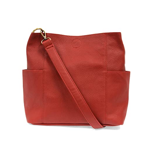 Image of Joy Susan Side-Pocket Bucket Bag: Kayleigh Crossbody