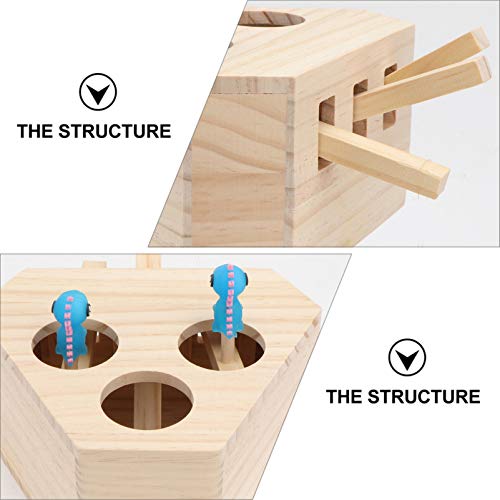 Balacoo Brinquedo Interativo para Gatos de Gato Caixa de Caça Whack a Mole Game Cat Punch para Gatos