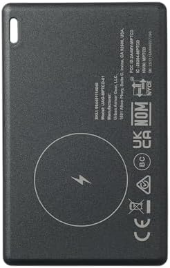 UAG Metropolis Tracker Card - Mfi Certified Slim Finder Wireless Rechargeable Compatible with iOS & Android Find My App, Tracker for Wallet Luggage Passport, Black/Micro Hexagon — view 8