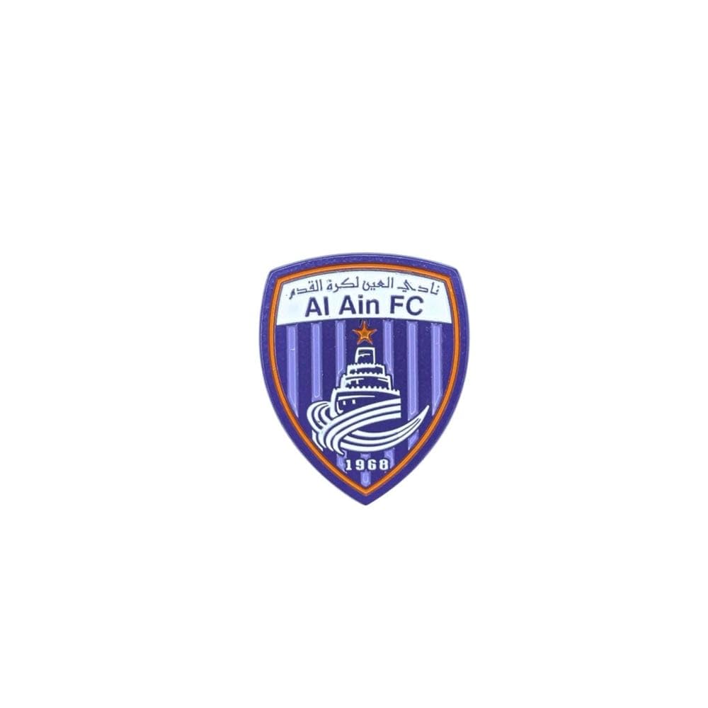 2 PCS AL AIN FC BADGE Image Design 2D Sticker Badge Metal 2.5x3cm