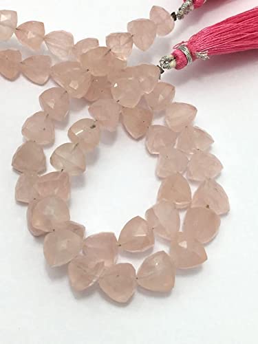 Quartz rose beads pyramide 8mm pour créer vos bijoux d'été