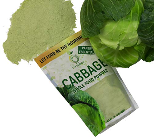Iya Foods Cabbage Powder 1 lb. Whole Food Vegetable. Made 100% from Green Cabbage. Non-GMO, Gluten-Free, Grain-Free, Low Calories. Each 1 lb. Pack of Cabbage Powder Contains 91 Servings of 5g/Serving - Thumbnail 6