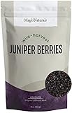 MagJo Naturals, Whole Dried Juniper Berries (1 Lb) Wild-Crafted, Bulk Whole Juniper Berry, herbal infusion, cooking meat, seasoning beef, pork, turkey brine, soups, syrups and tea, wildcrafted