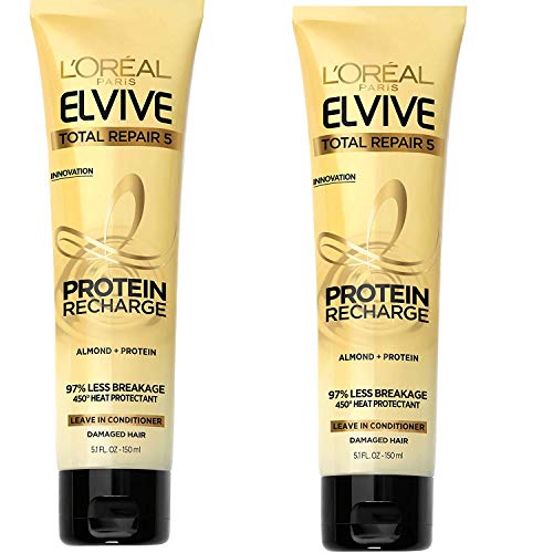 L’Oreal ParisL'Or?al Elvive Total Repair 5 Protein Recharge Leave-in Conditioner, 5.1 fl. oz (Pack of 2)
