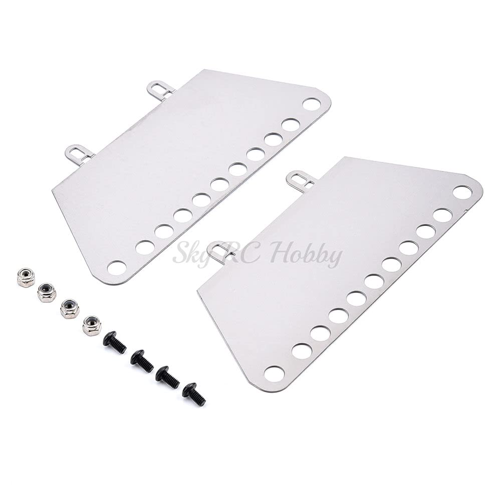 1:12 MN D90 D91 Model Accessory RC Car Spare Parts Metal Silver Pedal 95AE