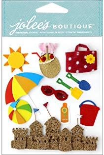 Jolee's Boutique Dimensional Stickers, Fun At The Beach, Bright image 2