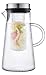 SILBERTHAL Caraffa Acqua Vetro 2 litri | Caraffa acqua grande con tappo | Brocche acqua vetro | Caraffa con Filtro per Frutta e Verdura