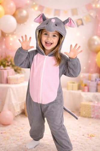 Image of Raj Costume Animal Fancy Dress Costume for Boys & Girls | Hooded Full Body Wildlife Zoo Animal Jumpsuit | Soft Costume for School Function, Fancy Dress, Halloween, Birthday, Cosplay & Role Play