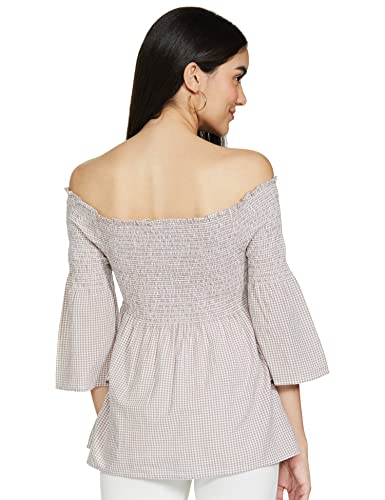 Image of VERO Moda Women's Cotton Printed Straight T-Shirt