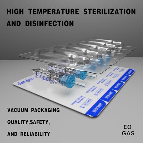 Image of 3RL Tattoo Cartridge Needles - SHIELD PLUS Professional Round Liner Cartridges (5 Pcs) - Fine Line & Outline Tattoo Needles - Compatible with All Cartridge Tattoo Machines