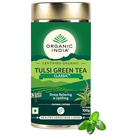 Tulsi Green Loose Leaf Tea 100 g Cover