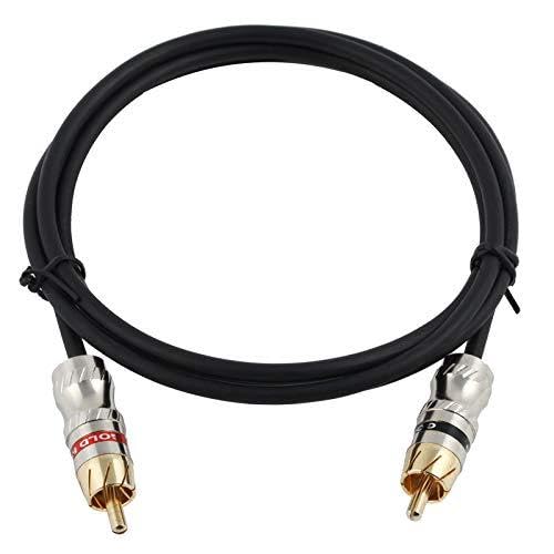 2pcs/lot 5m for RCA to for RCA Cable use for HiFi for Audio and Speaker Connection