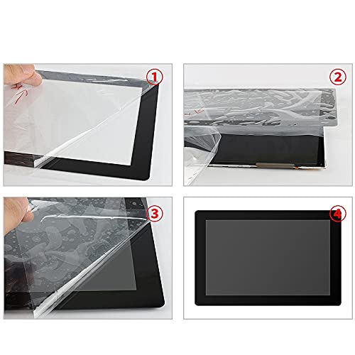 Lysee 3D Printer Parts & Accessories - Glass Protectors Compatible for 8.9 Inch LCD Screen for Photon D8 UV Light-Curing 3D Printer - (Color: Black)