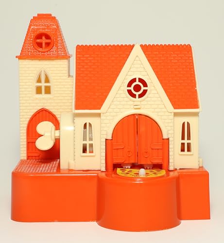Image of Toyzone Katty Castle Coin Bank - Orange |Classic Cat House Toy | Coin Stealing Cat House |House of Cat | Coin Collecting Saving Bank for Kids |for 3+ Year