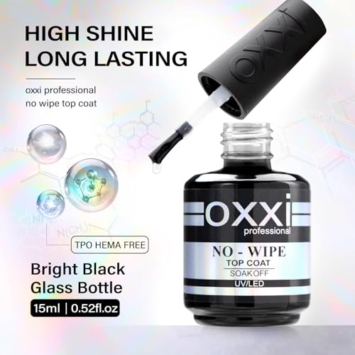 OXXI Professional Top Coat Gel para Uñas 15ml miniatura 2