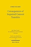 Consequences of Impaired Consent Transfers: A Structural Comparison of English and German Law (Studien zum ausländischen und internationalen Privatrecht Book 223) (English Edition)