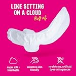 Flo Ultra Long Night Menstrual Pads, 40 Count - Heavy Flow Absorbency, 3D Leak Barrier, Bamboo Rayon, Plant-Based, Vegan, Cruelty-Free - Image 4