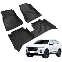 Car Floor Rubber Mats Compatible with Chery Tiggo 7 Pro Plus 2021 Women Carpet Rugs Pads Full Set Interior Details Auto Accessories